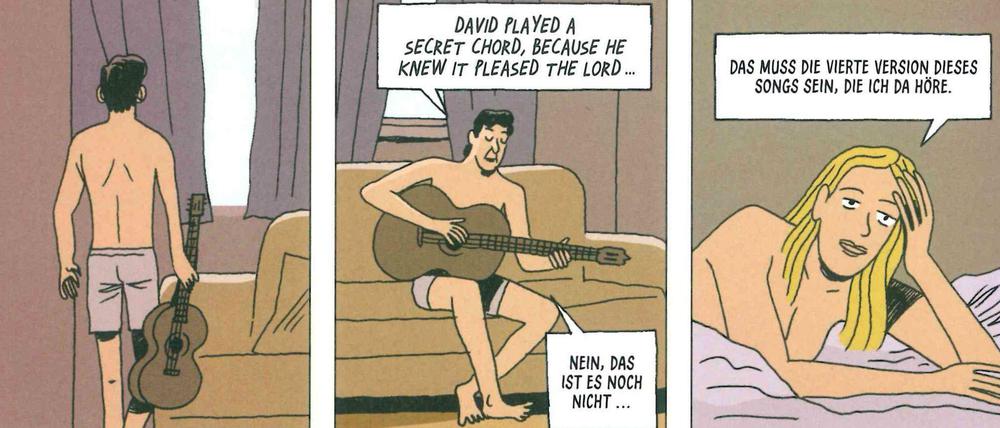 Komposition für die Ewigkeit: Leonard Cohen bei der Arbeit an „Hallelujah“.