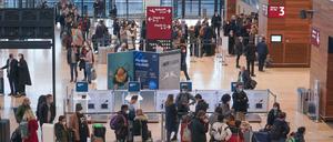 Check in am BER: Einige Schalter wurden im Terminal an der falschen Stelle gebaut  