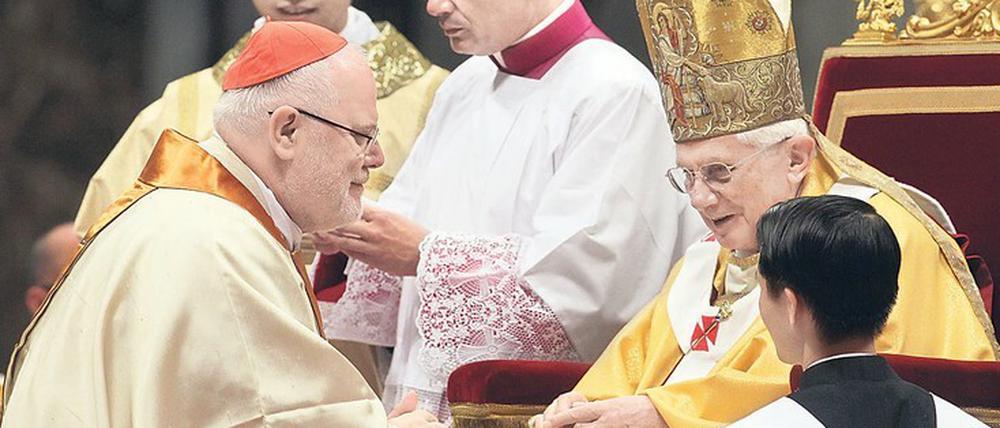 Schwer belastet. Die Vorwürfe gegen den emeritierten Papst Benedikt XVI. (r.) und den Erzbischof von München, Reinhard Kardinal Marx, haben sich bewahrheitet.