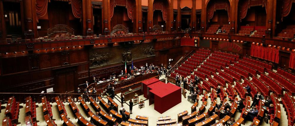 Pracht des 19. Jahrhunderts. Im Plenarsaal des Abgeordnetenhauses wird diese Woche das neue Staatsoberhaupt gewählt.