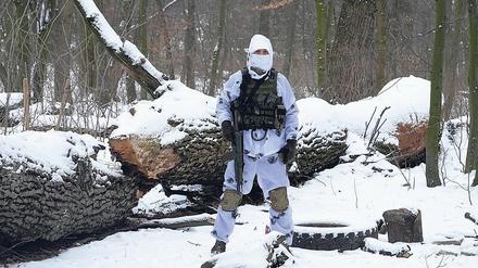 Tausende Freiwillige wollen die Ukraine verteidigen.