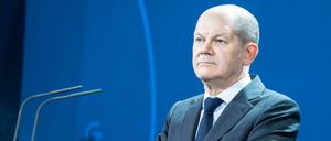 Bundeskanzler Olaf Scholz sagt auch gerne mal Nichtssagendes.