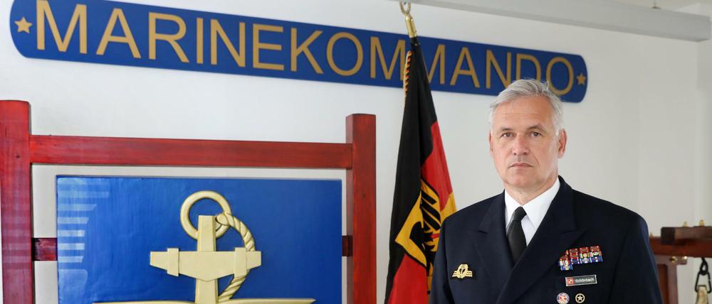 Vizeadmiral Kay-Achim Schönbach, Inspekteur der Deutschen Marine, räumt seinen Posten.