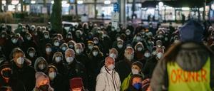 Deutschland an der Belastungsgrenze: Gedenken an Corona-Tote in Wolfsburg.