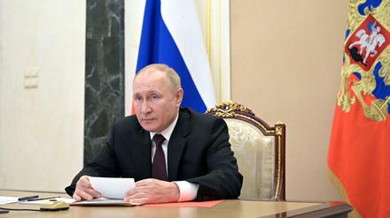 Russlands Präsident Vladimir Putin sorgt mit seiner militärischen Provokation an der ukrainischen Grenze für Sorgen bei europäischen Politikern.