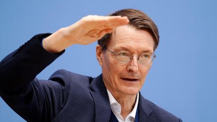 Karl Lauterbach (SPD), Bundesminister für Gesundheit (am 14. Januar 2022)