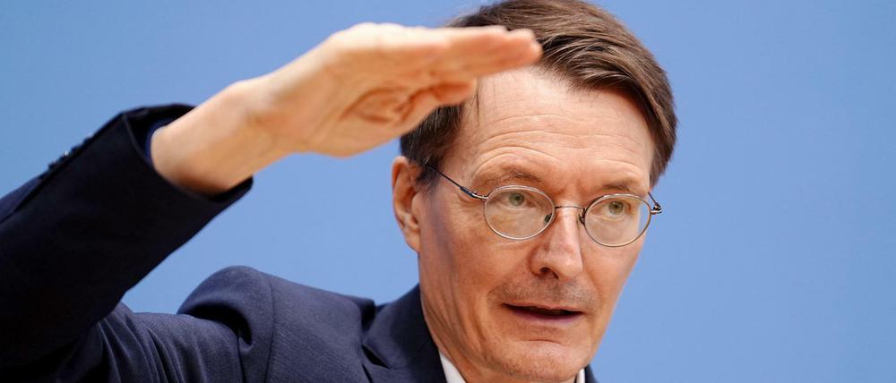 Karl Lauterbach (SPD), Bundesminister für Gesundheit (am 14. Januar 2022)