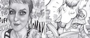 Dies Porträts von Laëtitia Graffart haben Jess X (links) und Julien Loïs gezeichnet.
