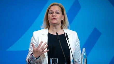 Nancy Faeser (SPD), Bundesministerin für Inneres und Heimat.