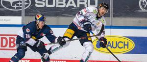 Eisbären-Profi Marcel Noebels (r.) zählt seit Jahren zu den besten deutschen Eishockeyspielern. Er wäre auch ein geeigneter Kandidat als Fahnenträger.
