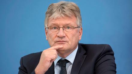 AfD-Bundessprecher Jörg Meuthen in der Bundespressekonferenz.
