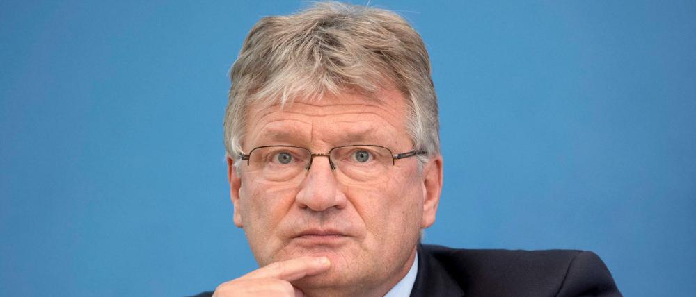 AfD-Bundessprecher Jörg Meuthen in der Bundespressekonferenz.