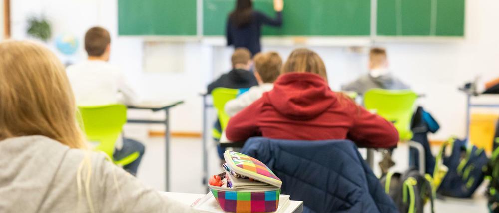 Unterricht im Klassenzimmer, Archivbild.
