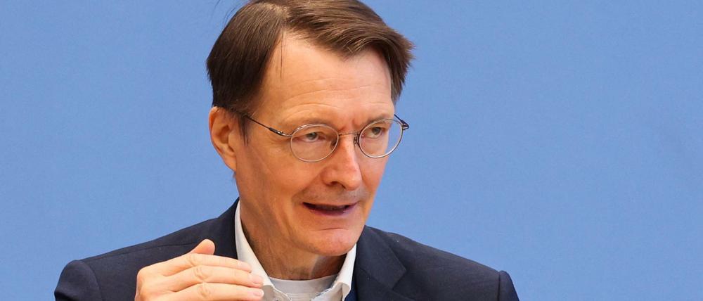Bundesgesundheitsminister Karl Lauterbach.