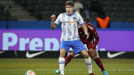 Schnupperkurs Bundesliga. Fredrik Björkan gab gegen die Bayern sein Debüt. Trotz der klaren 1:4-Niederlage gegen die Münchner geht der Norweger davon aus, dass er mit Hertha noch viele positive Erlebnisse haben wird.