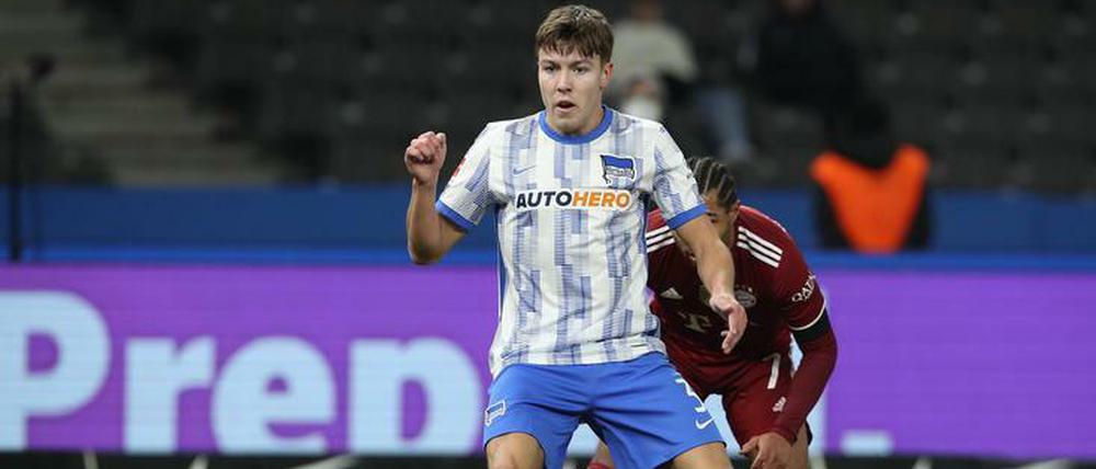 Schnupperkurs Bundesliga. Fredrik Björkan gab gegen die Bayern sein Debüt. Trotz der klaren 1:4-Niederlage gegen die Münchner geht der Norweger davon aus, dass er mit Hertha noch viele positive Erlebnisse haben wird.