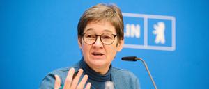 Berlins Gesundheitssenatorin Ulrike Gote (Grüne) im Roten Rathaus.