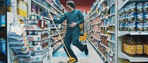 Dirty Dancing mit dem Wischmop. Der Performer Fritz Donnelly im Video zu „Dirty Secret“ von The Peach Kings.