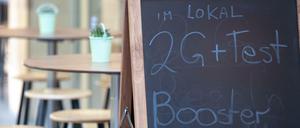 Corona-Beschränkungen in der Gastronomie.