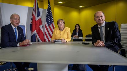 Am Rande des G20-Gipfels in Rom hatten sich US-Präsident Joe Biden und der damalige Finanzminister Olaf Scholz bereits getroffen.