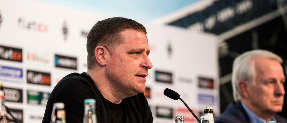 Max Eberl äußerte sich am Freitag in einer Pressekonferenz zu seinem Rücktritt.