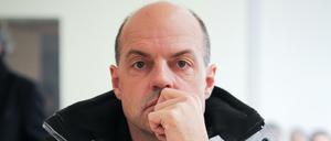 Der Angeklagte Thomas Drach 2011 in einem Saal des Hamburger Landgerichts.