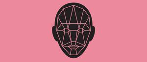 Das Gesicht wird bei der Registrierung auf Giggle gescannt (Symbolbild).