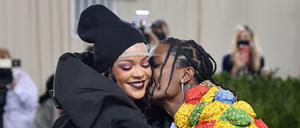 Rihanna und ASAP Rocky bei der Met Gala in New York im September 2021.
