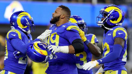 Freude bei den Los Angeles Rams über den Einzug ins Finale