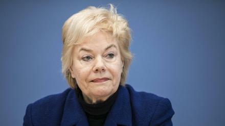 Erika Steinbach bei einer Pressekonferenz 2019