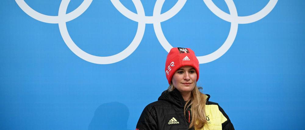 Rennrodlerin Natalie Geisenberger sagt: „Man muss vorsichtig sein, wann, wo und was man sagt“