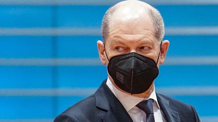 Der Bundeskanzler Olaf Scholz (SPD).