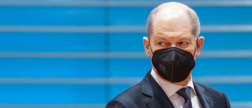 Der Bundeskanzler Olaf Scholz (SPD).