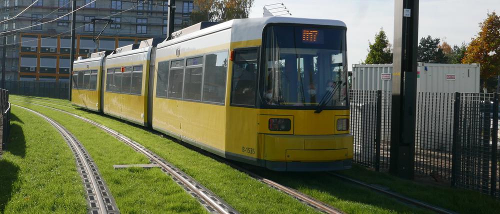 In dieser Kurve quietscht es in Adlershof.