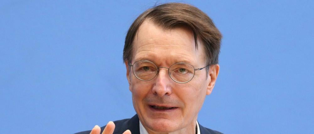 Bundesgesundheitsminister Karl Lauterbach (SPD)