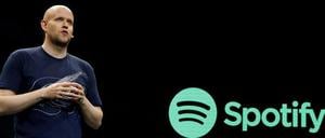 Spotify-Chef Daniel Ek bei einem Medien-Event in New York im Mai 2015.