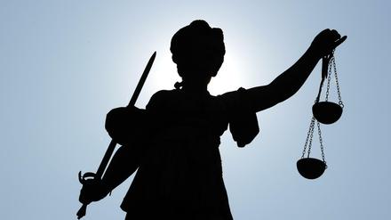 Die "Justitia", Göttin der Justiz und der Gerechtigkeit (Symbolfoto).