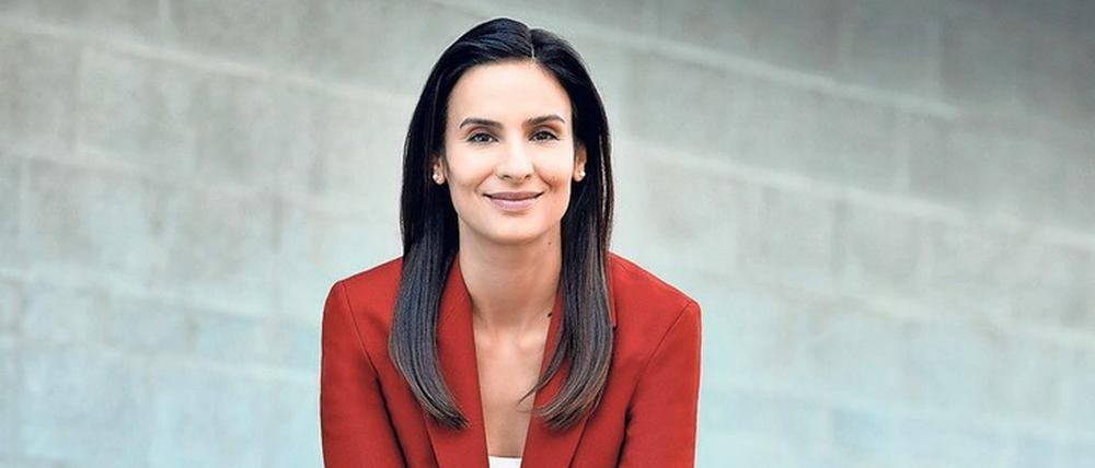 Moderatorin Maja Weber.