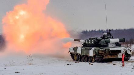 Russische Militärübung.