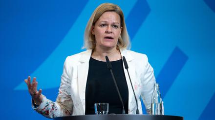 Nancy Faeser (SPD), Bundesministerin für Inneres und Heimat
