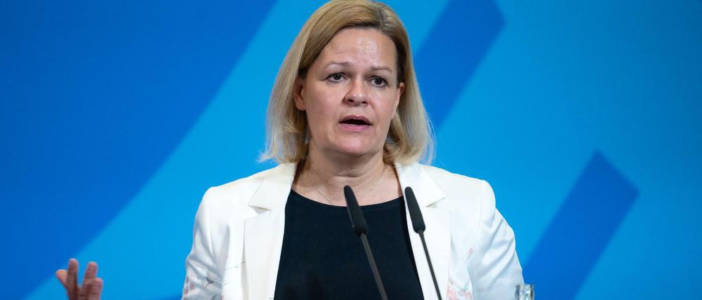 Nancy Faeser (SPD), Bundesministerin für Inneres und Heimat