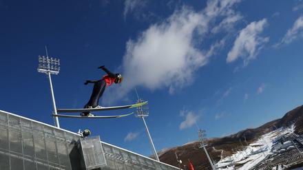 Katharina Althaus will in Peking zu olympischem Gold springen.