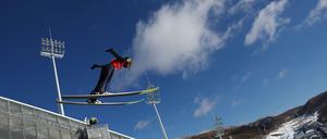 Katharina Althaus will in Peking zu olympischem Gold springen.