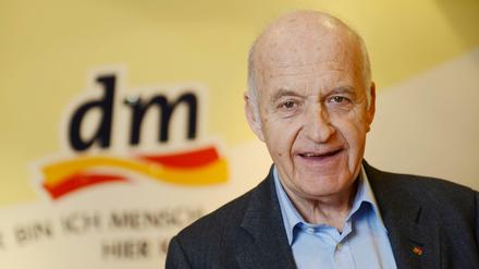 Götz Werner, deutscher Manager, Gründer und bis 2008 Chef der Drogeriemarkt-Kette dm (Archivbild)