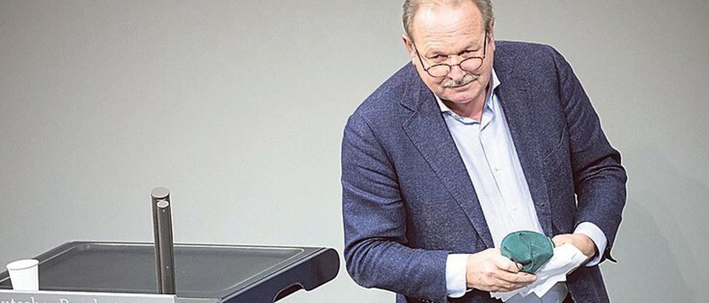 Geschafft. Mitte Januar hielt Bsirske seine erste Rede im Bundestag zur Arbeitsmarkt- und Sozialpolitik. 