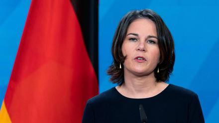 Bundesaußenministerin Annalena Baerbock (Grüne) am 20. Januar 2022 in Berlin