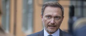 FDP-Chef und Finanzminister Christian Lindner