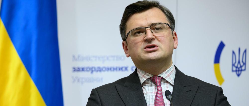 Der ukrainische Außenminister Dmytro Kuleba hat die Vermittlungsbemühungen der Europäer gelobt.