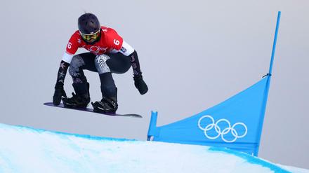 Lindsey Jacobellis ist die Weltbeste im Snowboardcross, auch mit 36 Jahren noch.