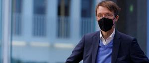 Bundesgesundheitsminister Karl Lauterbach bei einer Pressekonferenz am 8. Februar. 